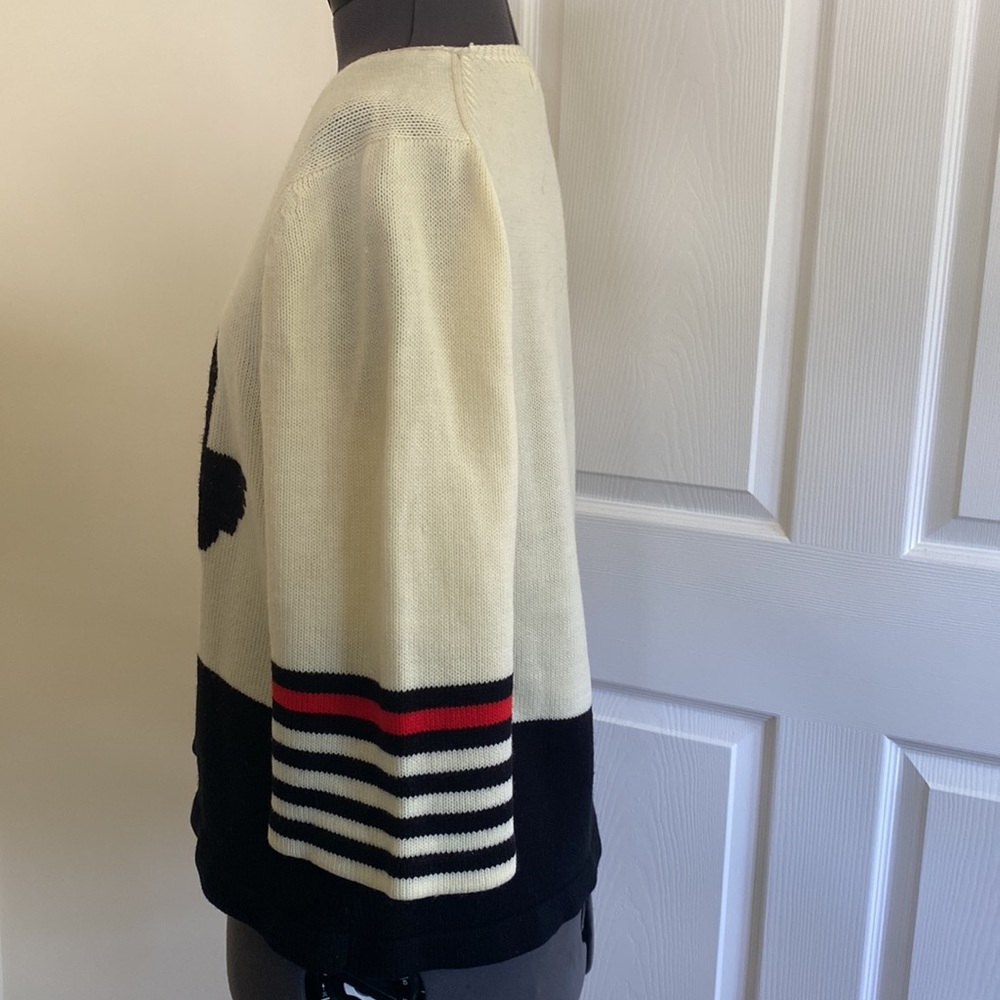 Vintage 1970s rare unique Charlie Chaplin sweater - Picture 5 of 8